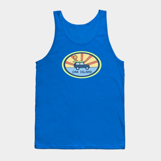 Oak Island Beach Days Tank Top by Trent Tides